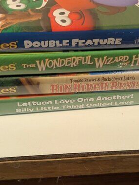 Childrens DVDs, Veggie Tales, qty 4